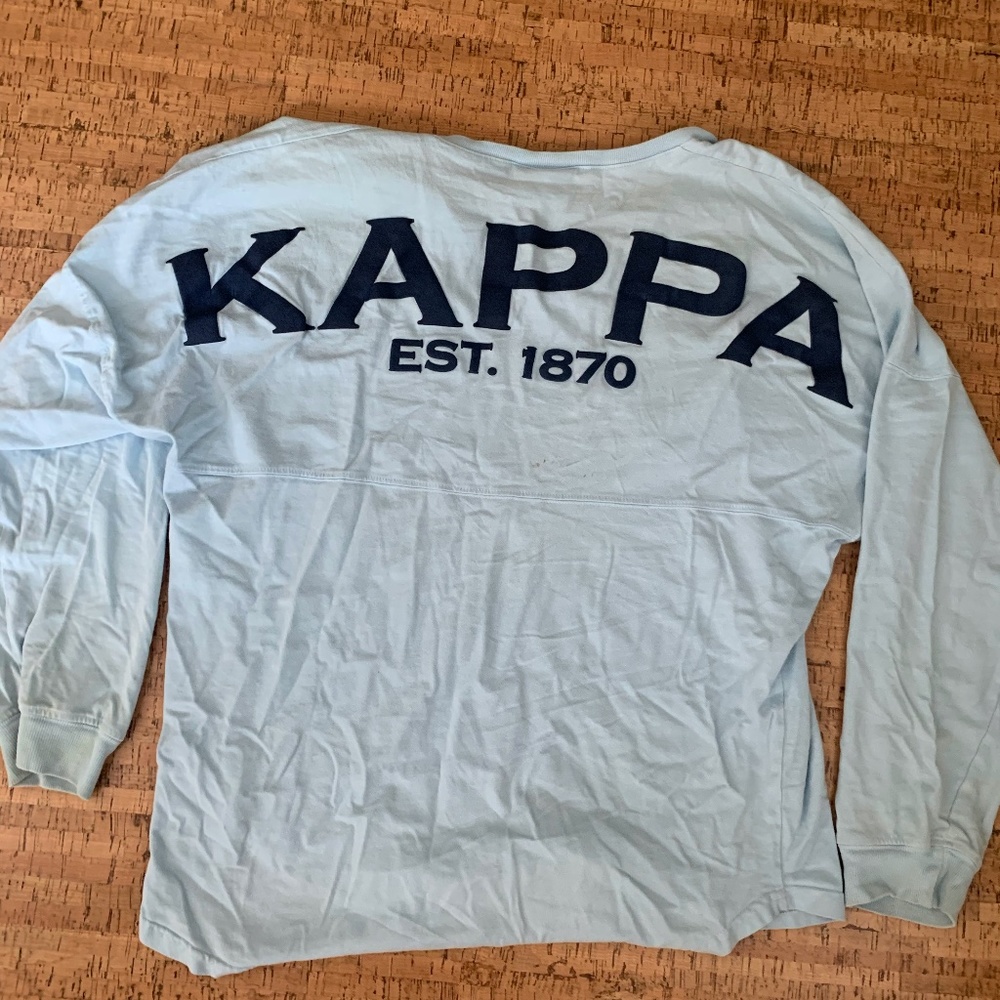 Kappa Kappa Gamma Baby Blue Long Sleeve